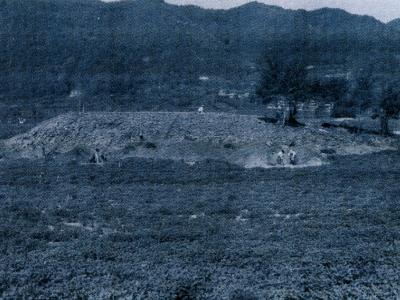 양평리 고분 2호 발굴 모습[1982년 수몰전] 썸네일 이미지