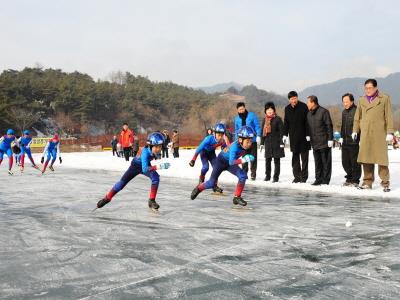 의림지 겨울 축제 제1회 제천시장배 빙상대회 썸네일 이미지