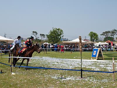 해미읍성 축제 개막행사 마상무예시범 썸네일 이미지